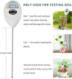 Soil Moisture Meter, 2 Pack Soil Moisture Monitor for House Plants, Indoor & Outdoor, Garden, Farm, Lawn Plant Care, No Battery Needed(White)