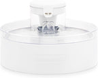 PetSafe Outlast Pumpless Dog Water Fountain 128 oz Indoor Water Dispenser for Dogs and Multiple Cats - Dishwasher Safe, Easy Assembly and Cleaning, Water Filter Included