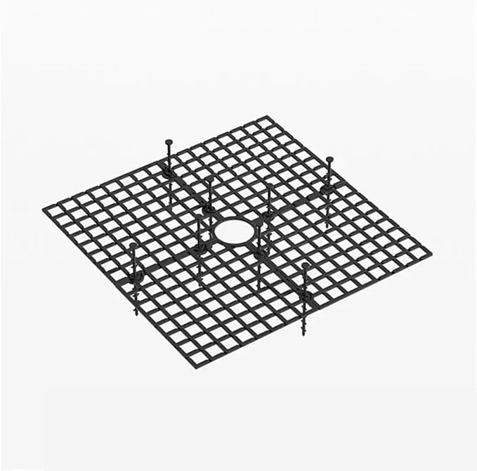Plant Pot Grids 3pcs Flower Pot Cover Grid Garden Soil Guard Plant Protector Home Indoor Repel Cat Dog Protection(Black,Square 30cm)
