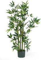 Nearly Natural 4ft Artificial Bamboo Plant Faux Greenery for Indoor Home Office Decor