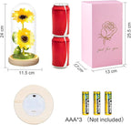 Birthday Gifts for Women Mothers Day Sunflower Gifts for Mom from Daughter, Mom Gifts for Women Sister Grandma Wife Teacher Friends Female,Mothers Day Flowers Gifts,Sunflowers Decor in Glass Dome