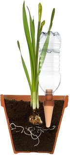 Blumat Plant Watering Devices - Easy Self Watering Planter Insert for Indoor Plants - Bottle Adapter - Prevents Overwatering and Underwatering for Healthy Growth - 1 Pack