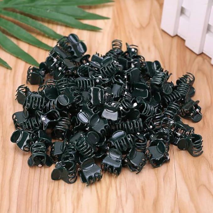 50 Pcs Plant Clips, Orchid Clips Plant Orchid Support Clips Flower and Vine Clips for Supporting Stems Vines Grow Upright for Supporting Stems Vine Stalks Grow