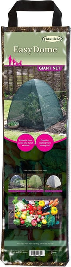 Tierra Garden Haxnicks Giant Easy Net Plant Protection Dome, 36" L x 36" W x 37" H