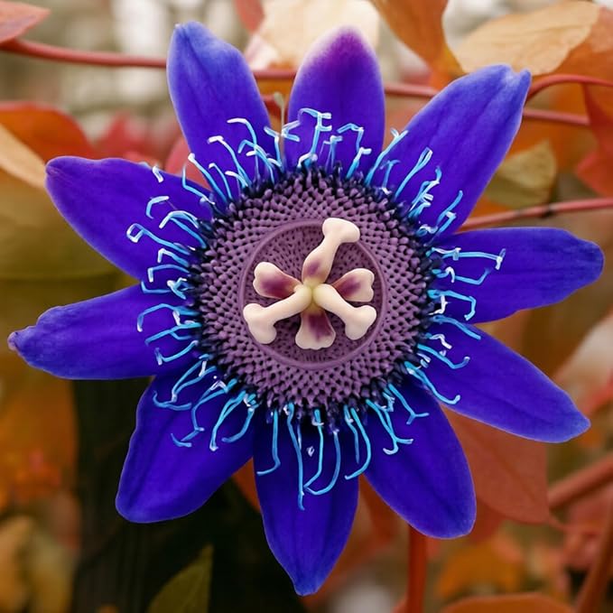 50+ Mixed Passion Flower Seeds-Vine Perennial Passionflower Seeds for Planting -Edible Fruit Passiflora Incarnata Seed Non-GMO Heirloom for Home Outdoor Garden