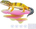 Westant Mushroom Decor for Reptile Tank, Fish Tank, Pet-Safe Bearded Dragon Tank Accessories, Realistic Terrarium Plants for Leopard Geckos, Crested Geckos, Tree Frogs, Snakes (Sunrise, Trio Cap)