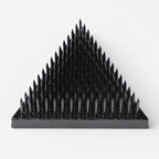 Wazakura Japanese Black Triangle Ikebana Kenzan Flower Holder 2 in (53 mm), Made in Japan Floral Arranging Pin Frog Tool - Black Triangle Kenzan 2" (53mm)