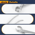 8 inch Concave Cutter, Stainless Steel Cutter for Bonsai & Gardening Pruning, Supplied By Jevie (Circular)