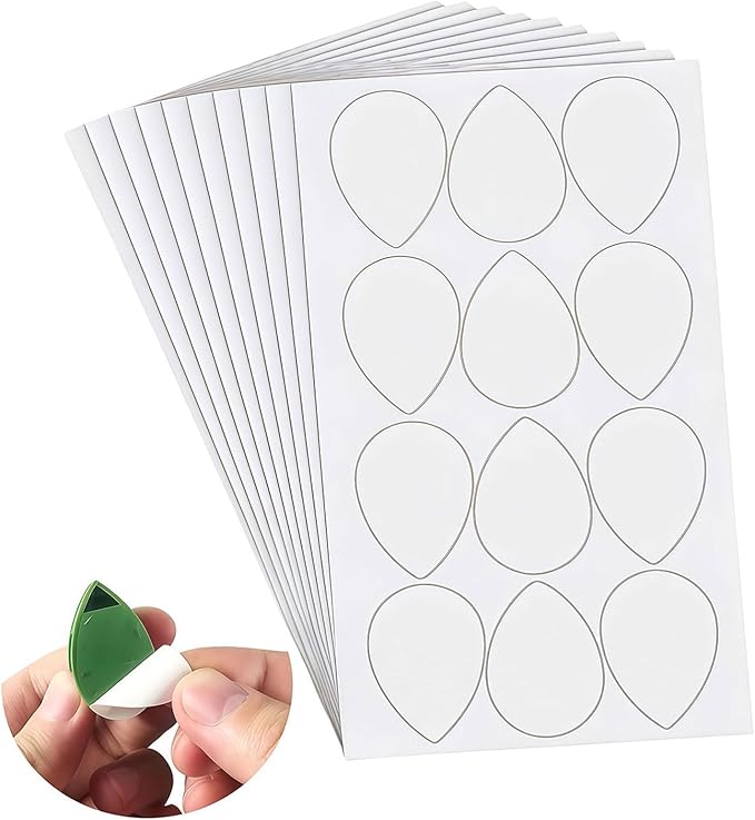 120 PCS Leaf-Shape Acrylic Adhesive Pads for Plant Wall Clips – Extra-Strong Double-Sided Stickers for Indoor & Outdoor Vine Clips, Plant Climbing Wall Fixers, Wall Vines Traction Adhesive