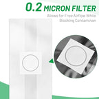 GREANER Mushroom Grow Bags 3 Mil, 4"x3"x20" Thick Autoclave Spawn Bags with Injection Port for Your Grain-50PCS