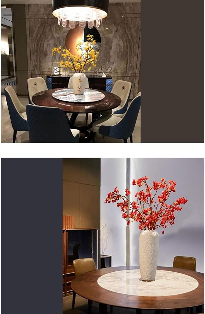 Fake Flowers Artificial Flowers Winter Orchid Simulation Fake Flowers Living Room Porch Decoration Dining Table Balcony Silk Dry Bouquet Vase Decoration Flowers for Decoration (Color : 1) (D)