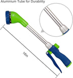 GREEN MOUNT Watering Wand, 16 Inches Sprayer Wand with 8 Watering Patterns for Lawn and Garden Use