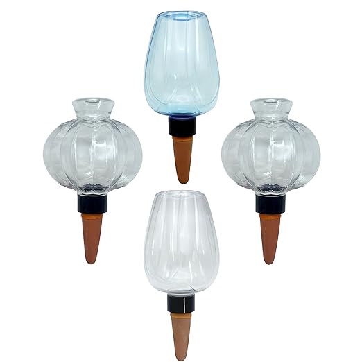 4psc Fully Automatic Plant Watering Device, Various Specifications, Potted drip Irrigation Device, Water Ball, Lazy Flower Planting, Vacation, Plant Care, Water Nail Pile Watering Equipment