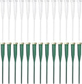 baotongle 50pcs Leak-Proof Floral Water Tubes with Caps 5.7 Inch Floral Tubes Plastic Flower Supplies for Fresh Flowers with Rubber Cap for Flower Stem Arrangements Bouquet Holder DIY Cake Decoration