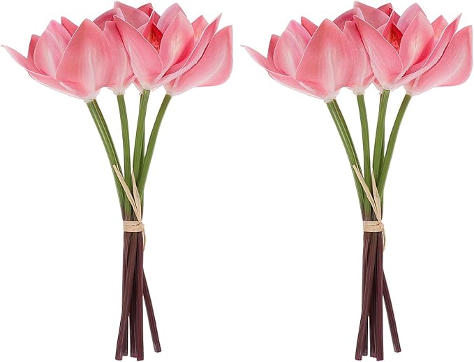 12pcs Faux Orchid Stems Bouquet, Simulation Cymbidium Flowers, Plastic Artificial Orchids for Living Room Vase Filler, Home Décor and DIY Crafts