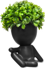 Zerzsy Fake Succulent, Mini Succulents Plants Desk Plant for Office Decor for Women, Cute Fake Plants Bathroom Decor- Set of 1