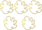 5Pcs Gold Plant Stem Support, Stable Support Stakes for Plants Stabilize, Outdoor & Indoor & Garden Plant Stakes for Healthy Growth (Flower Shaped Bracket C)