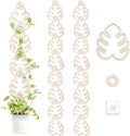 20pcs Monstera Leaf Chain Trellis for Climbing Plants Plant Trellis Indoor and Outdoor Vine Support Plant Accessories Garden Wall Plant Rack Frame Suitable for Monstera Pothos Ivy