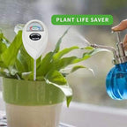 Soil Moisture Meter, Soil Moisture Monitor for House Plants, Soil Hygrometer Moisture Sensor for Indoor & Outdoor, Garden, Farm, Lawn Plant Care, No Battery Needed(White)