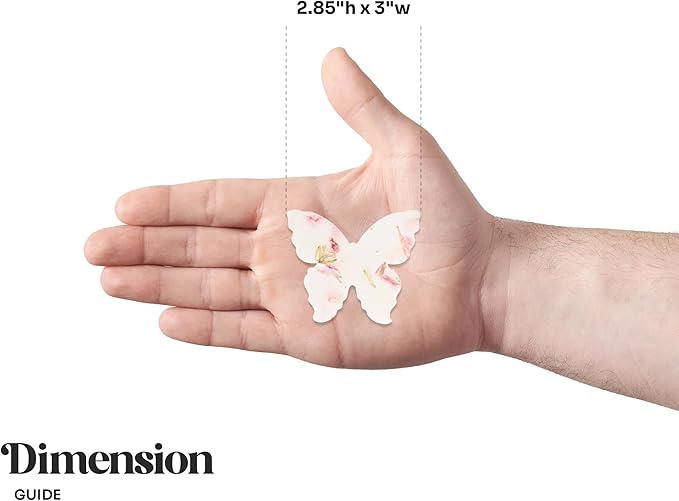 Set of 24 Pink Butterfly Seed Paper – Writable & Plantable Wildflower with Envelopes & Planting Guides, Mom's Gift for Mother’s Day, Use for Wedding, Baby Shower, Party Favors & Easter Decorations