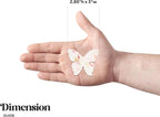 Set of 24 Pink Butterfly Seed Paper – Writable & Plantable Wildflower with Envelopes & Planting Guides, Mom's Gift for Mother’s Day, Use for Wedding, Baby Shower, Party Favors & Easter Decorations
