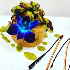 Miami Fresh Orchid Loose Bloom PERISHABLE flowers OrchidClub USA Sunne Tropical DIY lei, food & drink decoration (100 BLUE)