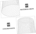 4pcs Iron Wire Plant Protective Cage Mesh Covers for Garden Flowerpots Reusable Plant Protectors with Ventilated Design Suitable for Outdoor Vegetables and Seedlings