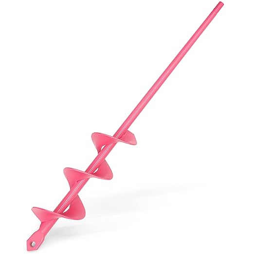 SYITCUN Auger Drill Bit for Planting - 1.6"X16.5" Heavy-Duty Garden Auger Spiral Drill Bit - Bulb Planter Tool - 3/8" Hex Drive Drill