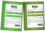 Gardeners Basics, Basil Seeds for Planting Home Garden Herbs - 5 Variety Herb Pack Thai, Lemon, Cinnamon, Sweet and Dark Opal Basil Seeds Herb Seeds for Indoors, Outdoors, Hydroponics & Aquaponic