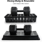 RooTrimmer 10 Pack 1020 Seed Starter Trays and 10 Pcs 40 Cell Plug Trays, Thick Durable Seedling Plastic Nursery Tray for TD542 1020 Tray Germination (10 Sets)
