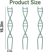 Indoor Plant Trellis - DNA Spiral Design Metal Trellis for Potted Plants, Stylish Climbing Support for Small Houseplants, Durable & Easy to Install Garden Upgrade for Vining Plants