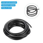 PATIKIL 5mm Bonsai Training Wire, 1 Roll Floral Wire Stems Anodized Aluminum Tree Wire 16.4 Feet Total for Gardening Branch Fixing, Black