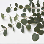 6 Pcs 27" Eucalyptus Stems Greenery Stems Eucalyptus Leaf Spray in Green Silk Plastic Plants Floral Artificial Plants for Home Party Wedding Decoration(Dark Green)