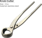 VOUIU 3-Piece Bonsai Tool Set,11inch Concave Cutter,11.5inch Knob Cutter,7.5inch Bonsai Scissors