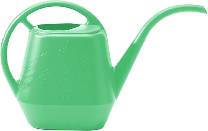 Bloem Aqua Rite 56 Fl Oz (.44 Gallon) Mint Green Resin Watering Can for Indoor and Outdoor Use