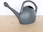 Bloem Rhino 2 Gallon (256 Fl Oz) Charcoal Gray Resin Watering Can for Indoor and Outdoor Use
