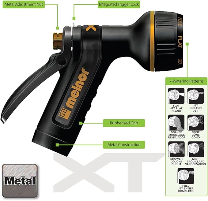 Melnor 65143AMZ Nozzle Bundle, Black, Yellow