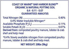 Coast of Maine Bar Harbor Blend, 8qt (Pack of 2) Organic and Natural Potting Soil for Houseplants, Flowers, Vegetables, Herbs and Containers