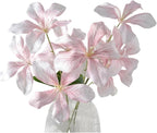 Flame Orchid Artificial Bouquet,Living Room Decorative Flowers,Suitable for Home Party Decorations，Flame Orchid Decorations(Pink)