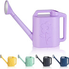 2.8L Watering Can for Indoor Plants, Garden Watering Cans for Outdoor Plant House Flower, Modern Plant Watering Can Large Long Spout with Sprinkler Head