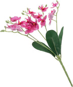 BESTonZON Faux Orchid Stems Artificial Phalaenopsis Flowers Purple Long Stem Silk Branches for Home Living Room Office Decoration Luxury Floral Arrangement