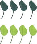 8 PCS Watering Leaves Plastic Plant Pot Watering Funnel Leaf Shape Drip Irrigation Device for Watering Indoor and Outdoor Plants (Dark Blue, Green)