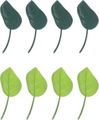 8 PCS Watering Leaves Plastic Plant Pot Watering Funnel Leaf Shape Drip Irrigation Device for Watering Indoor and Outdoor Plants (Dark Blue, Green)