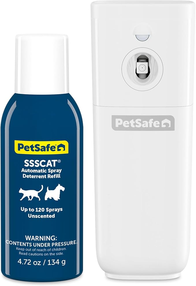 PetSafe SSSCAT Motion Activated Automatic Spray Pet Deterrent for Cats and Dogs