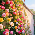 Mixed Climbing Rose Vine Seeds 230pcs– Perennial Rosa Flowering Bush Seed | Long-Blooming Ornamental Climbing Plants for Fence, Trellis, Arches & Outdoor Garden Décor