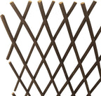 Expandable Garden Trellis Plant Support Willow Lattice Fence Panel for Climbing Plants Vine Ivy Rose Cucumbers Clematis