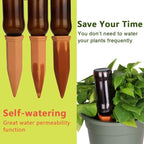 vensovo 8pcs Terracotta Watering Spikes - Automatic Self Watering Stakes, Plant Watering Devices for Wine Bottles Recycled Bottles, Clay Plant Garden Waterers for Vacations