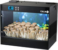 Smart Mushroom Grow Box Automatic Humidification and Water Spray,Mushroom Grow Chamber with Grow Light,Smart Mushroom Monotub Growing Kit 16x11X13 inches with LCD Screen, Smart Growing Tent