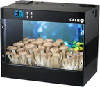 Smart Mushroom Grow Box Automatic Humidification and Water Spray,Mushroom Grow Chamber with Grow Light,Smart Mushroom Monotub Growing Kit 16x11X13 inches with LCD Screen, Smart Growing Tent