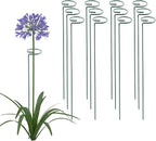 Thealyn 24 Inch 20 Packs Plant Support Stakes, Garden Single stemmed Plant Support Hoops Plant Prop for Flowers Orchid Tomatoes Peony Lily Rose Gladiolus (24 inch)